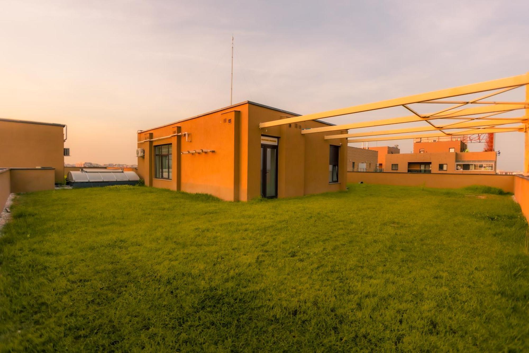 Sunset Apartment - Central Apt With Rooftop Garden Бухарест Екстер'єр фото